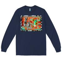 Navy western back to school 4th grade Long Sleeve Tee - Jasminsmagicworld
