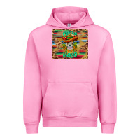 Fuchsia Pink cinco de mayo sombrero skull mousepad Urban Hoodie - BarkalooDesign