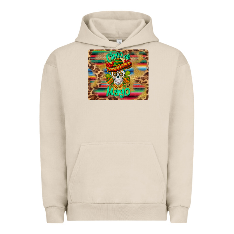 Cinco De Mayo Sombrero Skull Mousepad Urban Hoodie by BarkalooDesign | Teevron