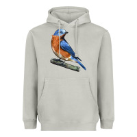 Moon Dust Eastern Bluebird Heavyweight Hoodie - LillyAllenDesigns