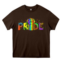 Chocolate Brown Western Pride Heavy Core Tee - BundleAndBundleShop