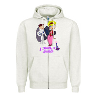 Oatmeal Heather i dream of jeannie gifts for fans Zipper Hoodie - lanVoArt
