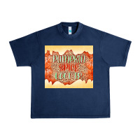 Navy Pumpkin spice latte Urban Heavy Tee - NancyCooperArtShop