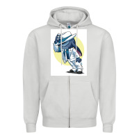Dove Grey michael jackson 5 Zipper Hoodie - lanVoArt