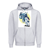 Heather Grey michael jackson 5 Zipper Hoodie - lanVoArt