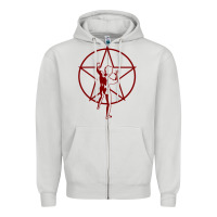 Dove Grey classic rush tribute Zipper Hoodie - lanVoArt