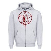 Heather Grey classic rush tribute Zipper Hoodie - lanVoArt