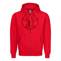 Red classic rush tribute Zipper Hoodie - lanVoArt