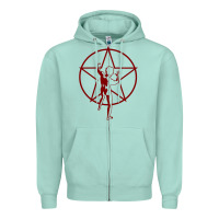 Seafoam classic rush tribute Zipper Hoodie - lanVoArt