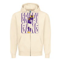 Sandshell Justin Jefferson -Griddy Gang Zipper Hoodie - lanVoArt