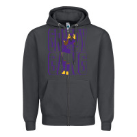 Smoke Justin Jefferson -Griddy Gang Zipper Hoodie - lanVoArt