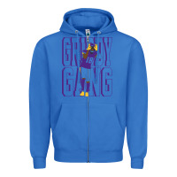 True Royal Justin Jefferson -Griddy Gang Zipper Hoodie - lanVoArt