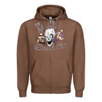 Chestnut the mind electric Zipper Hoodie - lanVoArt