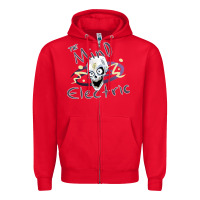 Red the mind electric Zipper Hoodie - lanVoArt