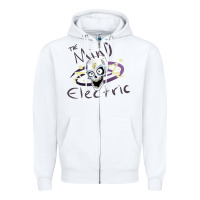 White the mind electric Zipper Hoodie - lanVoArt