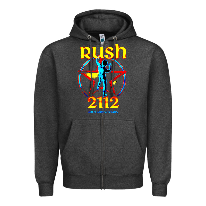 Rush Blue Starman 2112  40th Anniversary Zipper Hoodie by lanVoArt | Teevron