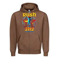 Chestnut rush blue starman 2112  40th anniversary Zipper Hoodie - lanVoArt