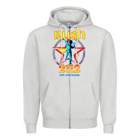 Dove Grey rush blue starman 2112  40th anniversary Zipper Hoodie - lanVoArt