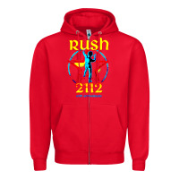 Red rush blue starman 2112  40th anniversary Zipper Hoodie - lanVoArt