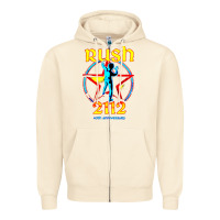 Sandshell rush blue starman 2112  40th anniversary Zipper Hoodie - lanVoArt