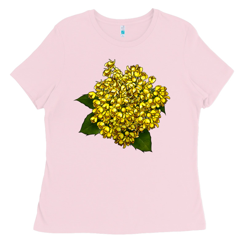 Oregon Grape Flower Illustrations Ladies Tee by LillyAllenDesigns | Teevron