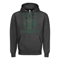 Charcoal Heather shiz university design Zipper Hoodie - lanVoArt