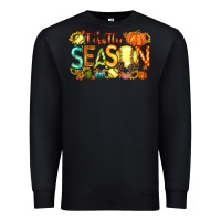 Black tis the season softball Premium Sweatshirt - RacoonDesign