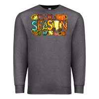 Charcoal Heather tis the season softball Premium Sweatshirt - RacoonDesign