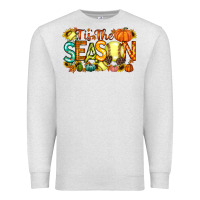 Oatmeal Heather tis the season softball Premium Sweatshirt - RacoonDesign