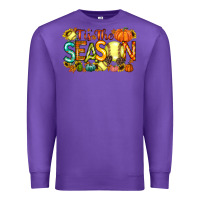 Purple tis the season softball Premium Sweatshirt - RacoonDesign