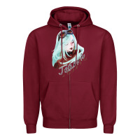 Burgundy Vintage Retro Action Bayonetta Adventure Game Birthday Gift Zipper Hoodie - lanVoArt