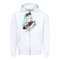 White Vintage Retro Action Bayonetta Adventure Game Birthday Gift Zipper Hoodie - lanVoArt
