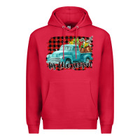 Cardinal Tis The Season Christmas Truck Premium Hoodie - FaDigitalArtStudio