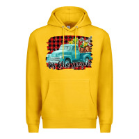 Lemon Tis The Season Christmas Truck Premium Hoodie - FaDigitalArtStudio