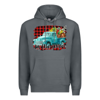 Rock Tis The Season Christmas Truck Premium Hoodie - FaDigitalArtStudio