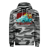Slate Camo Tis The Season Christmas Truck Premium Hoodie - FaDigitalArtStudio