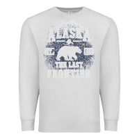 Dove Grey Alaska The Last Frontier Premium Sweatshirt - lanVoArt