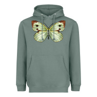 Sage Cabbage Butterfly Heavyweight Hoodie - LillyAllenDesigns
