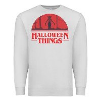 Dove Grey Halloween Things Strange Halloween Premium Sweatshirt - lanVoArt