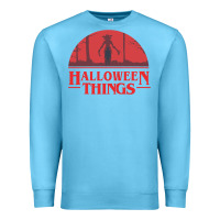 Ocean Blue Halloween Things Strange Halloween Premium Sweatshirt - lanVoArt