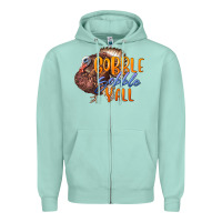 Seafoam Fall Gobble Gobble Y'all Zipper Hoodie - LillyAllenDesigns