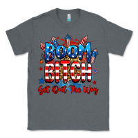 Charcoal Heather boom bitch get out the way Classic Tee - RanaPortraitStore