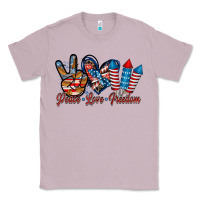 Lilac peace love freedom Classic Tee - RacoonDesign