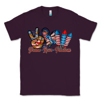 Plum peace love freedom Classic Tee - RacoonDesign