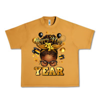 Peanut Butter happy new year afro messy bun Urban Heavy Tee - texasbilliewilder