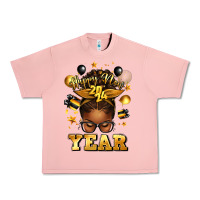 Salmon happy new year afro messy bun Urban Heavy Tee - texasbilliewilder