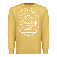 Antique Gold Breckenridge Colorado Bear Mountains Trees Hiking Premium Sweatshirt - lanVoArt