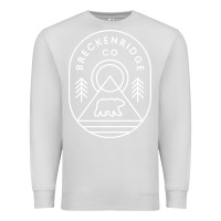 Dove Grey Breckenridge Colorado Bear Mountains Trees Hiking Premium Sweatshirt - lanVoArt