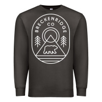 Smoke Breckenridge Colorado Bear Mountains Trees Hiking Premium Sweatshirt - lanVoArt