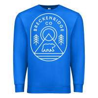 True Royal Breckenridge Colorado Bear Mountains Trees Hiking Premium Sweatshirt - lanVoArt